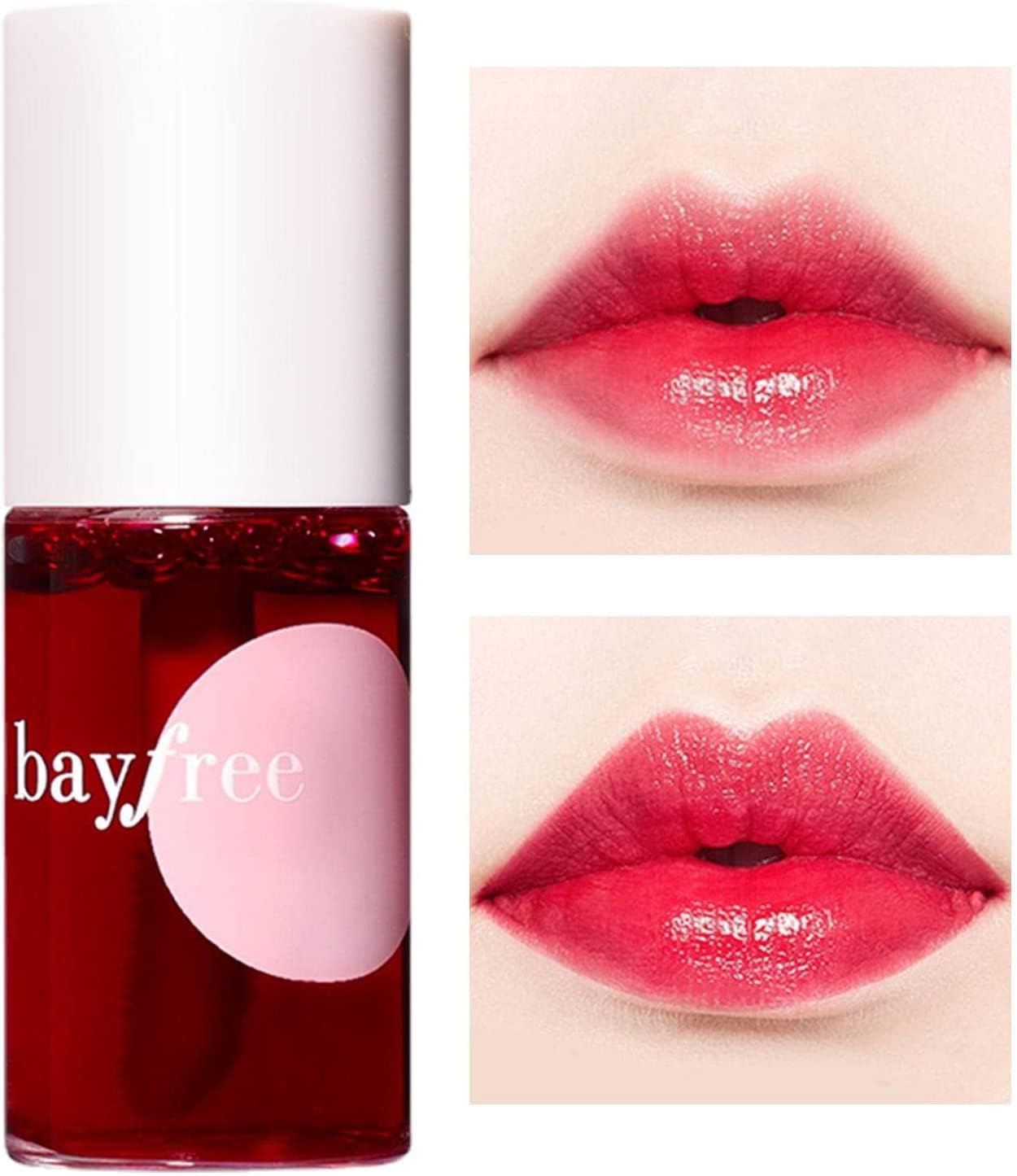 Moisturizing Lip Stain Mirror Lipstick Matte Texture Lip Cheek And Eye Triple-use Lip Gloss Waterproof Sweat Resistant Rich Color Lipstick (CHERRY)