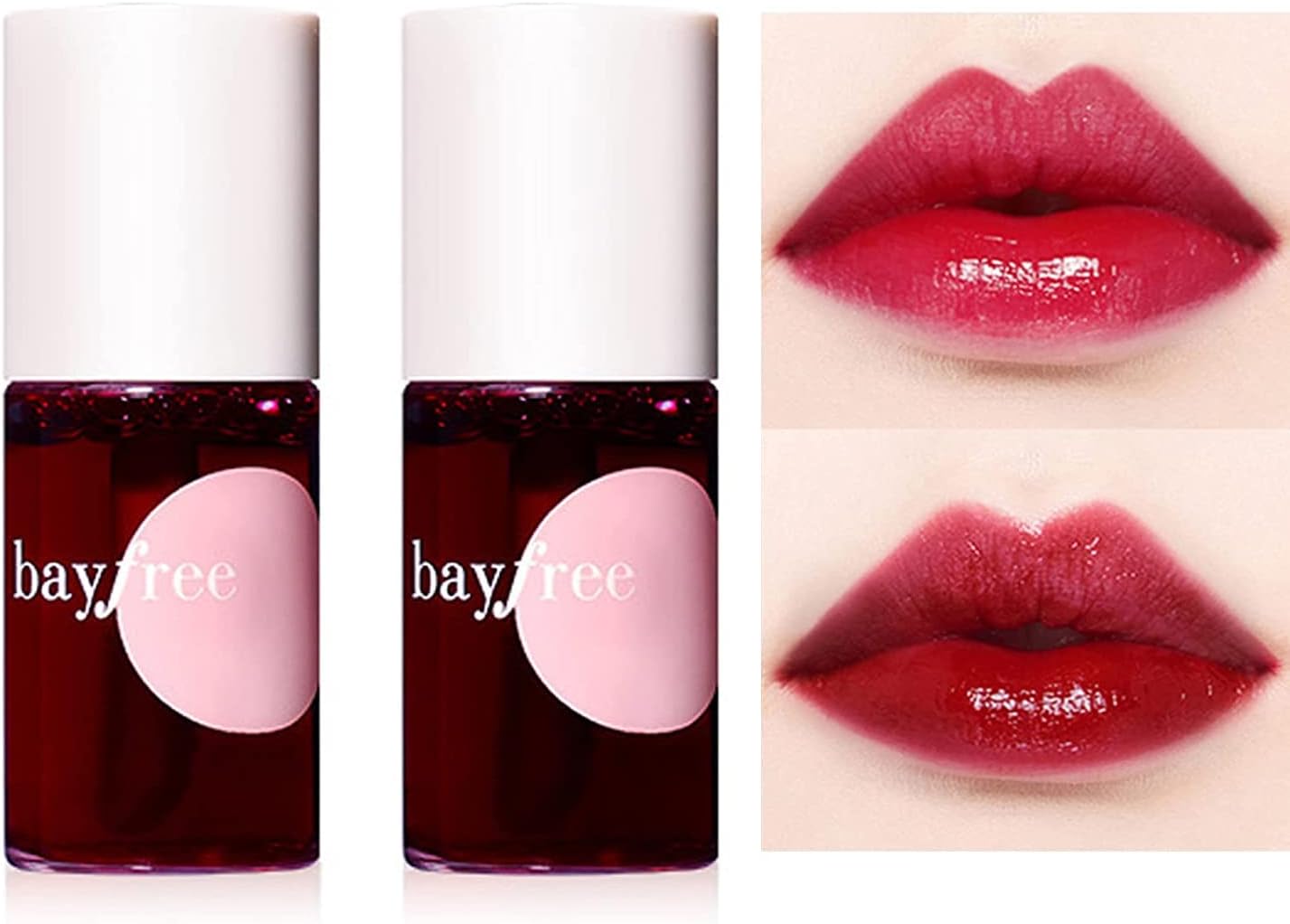 Moisturizing Lip Stain Mirror Lipstick Matte Texture Lip Cheek And Eye Triple-use Lip Gloss Waterproof Sweat Resistant Rich Color Lipstick (CHERRY)