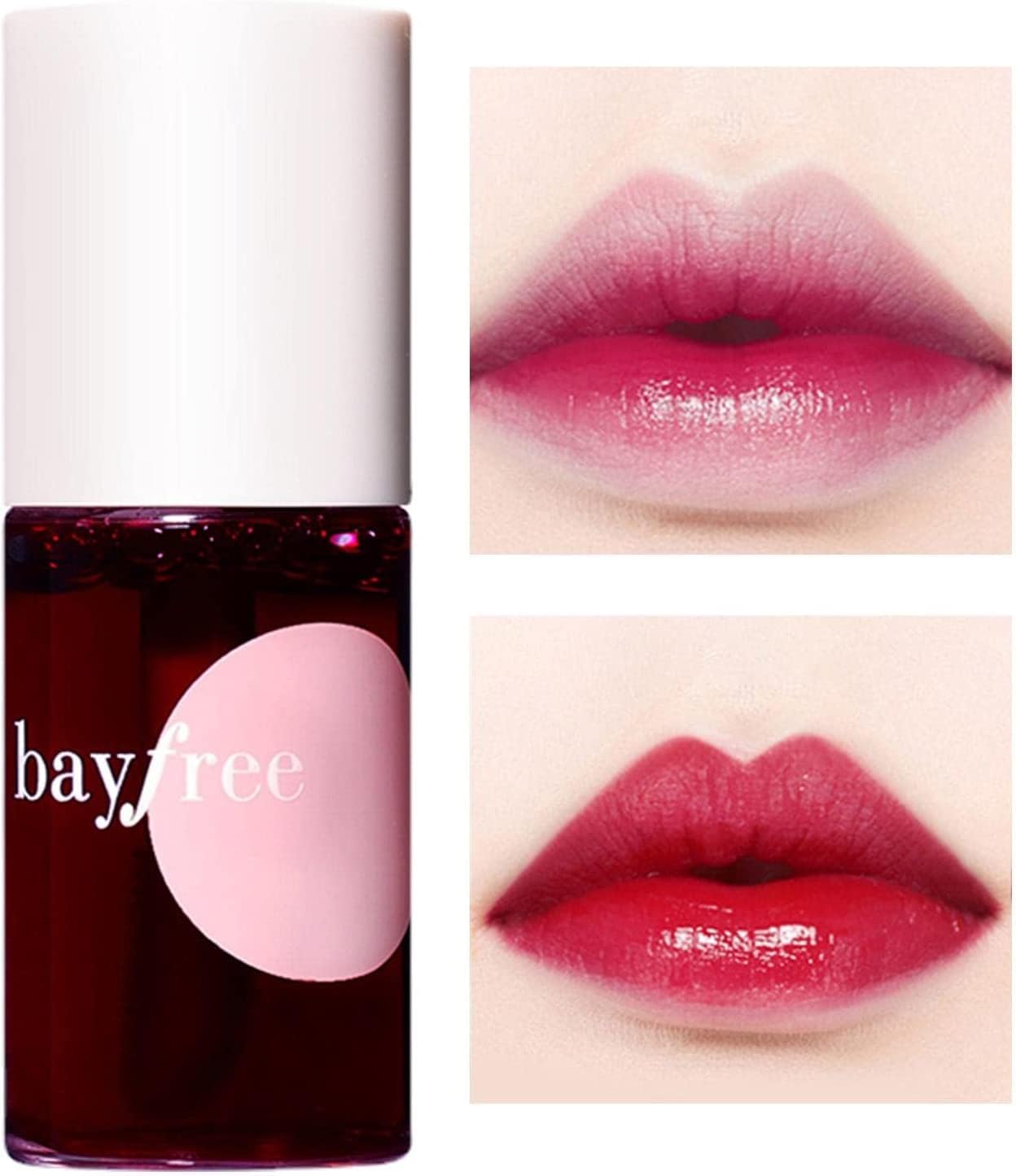 Moisturizing Lip Stain Mirror Lipstick Matte Texture Lip Cheek And Eye Triple-use Lip Gloss Waterproof Sweat Resistant Rich Color Lipstick (CHERRY)